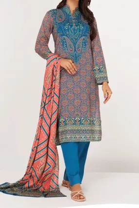 3 PIECE DIGITAL PRINT LAWN| DPC-310