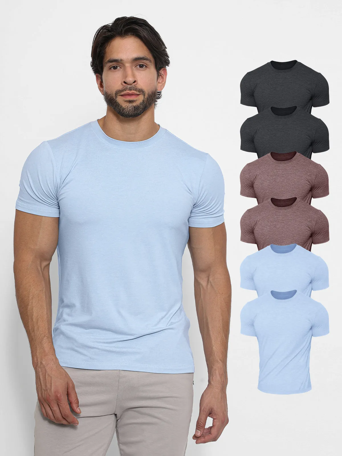 6-Pack Softest Sunday Performance™  Tee Short Sleeve