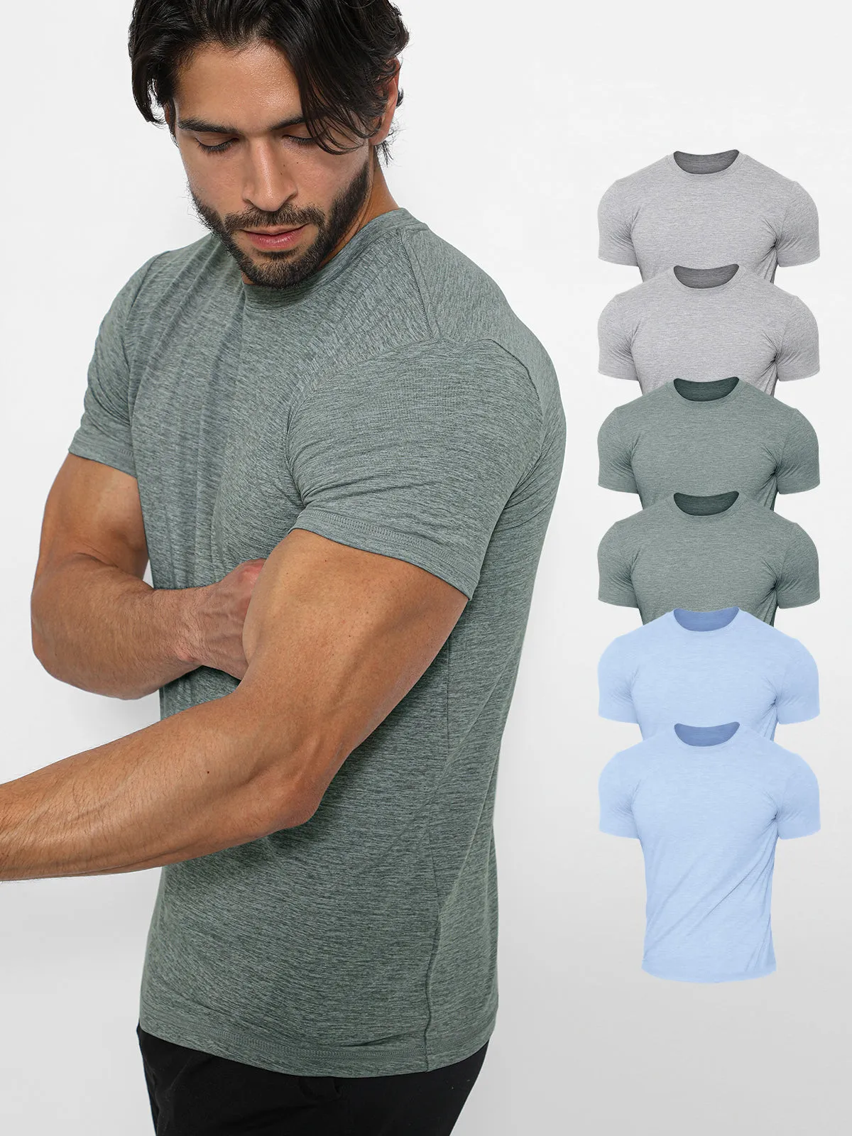 6-Pack Softest Sunday Performance™  Tee Short Sleeve