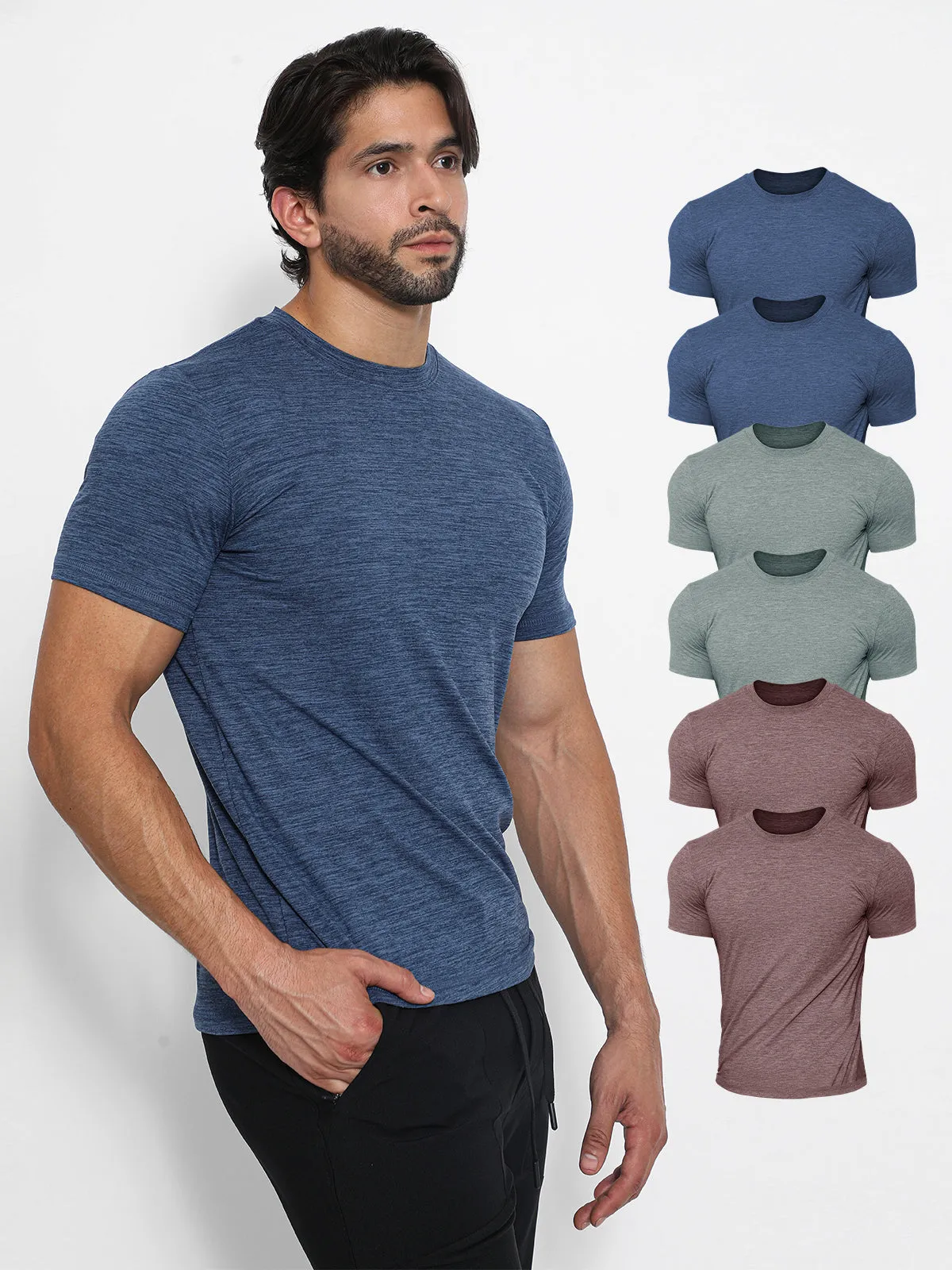 6-Pack Softest Sunday Performance™  Tee Short Sleeve