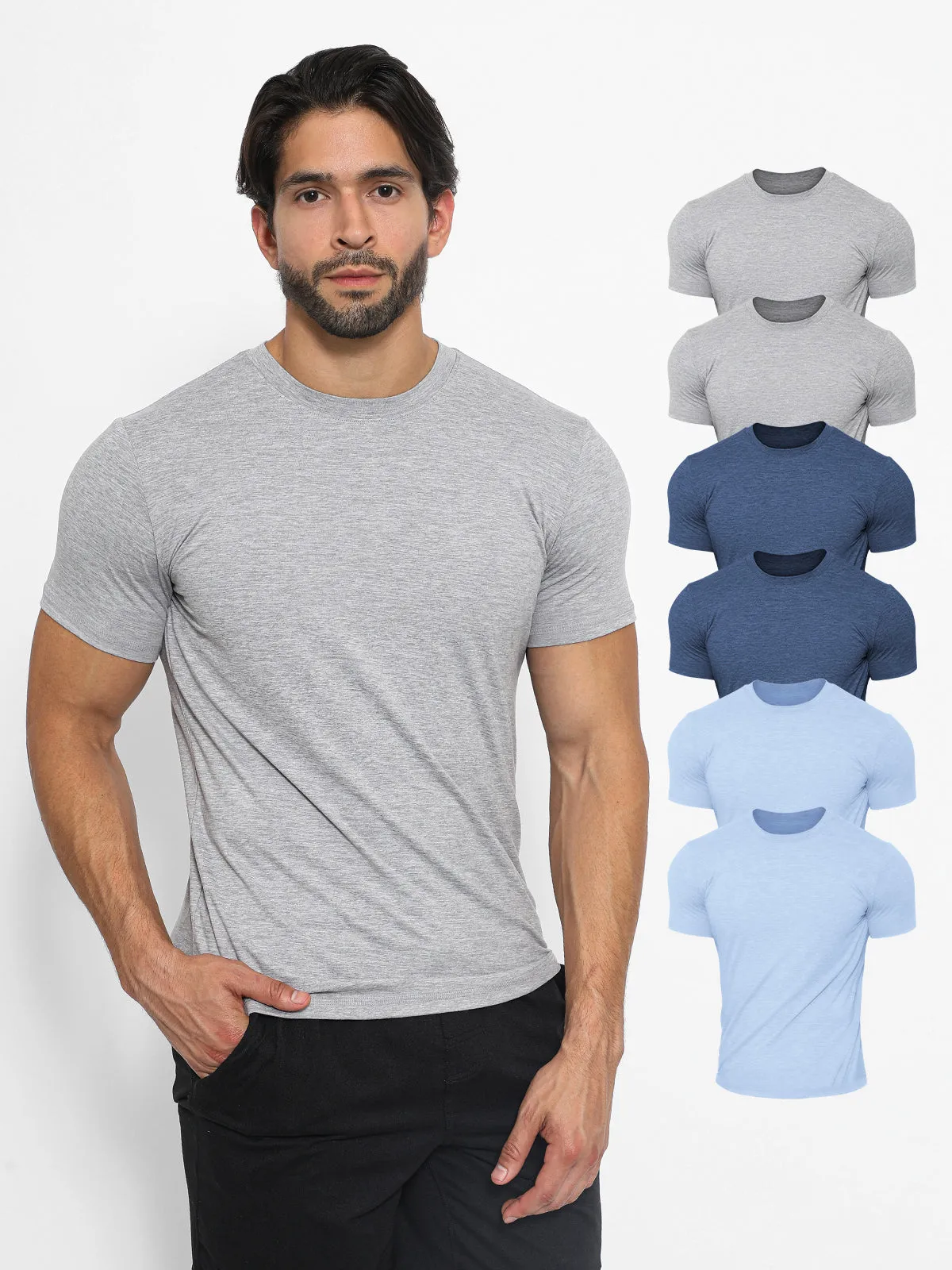 6-Pack Softest Sunday Performance™  Tee Short Sleeve