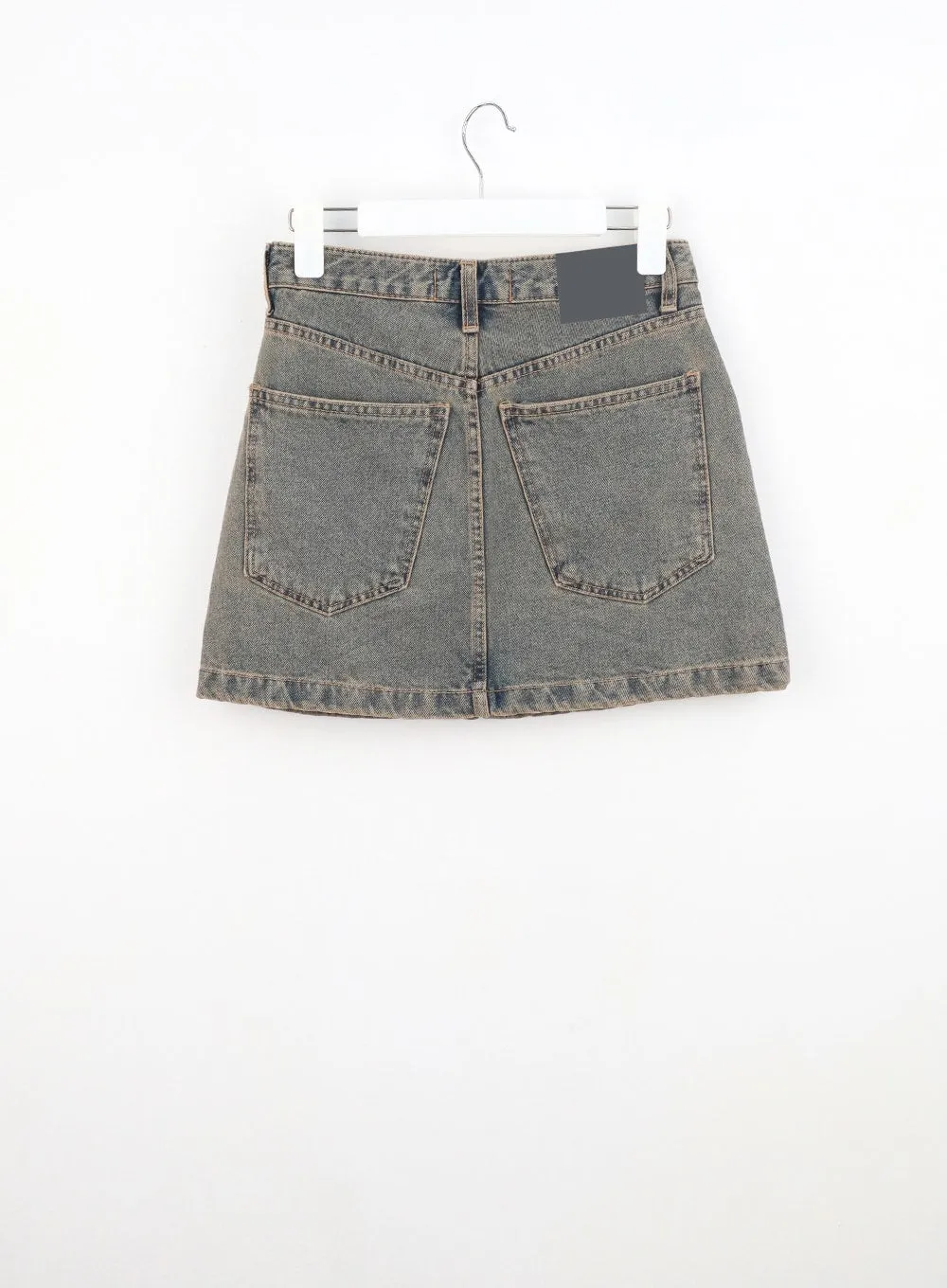 A-Line Denim Mini Skirt CU321