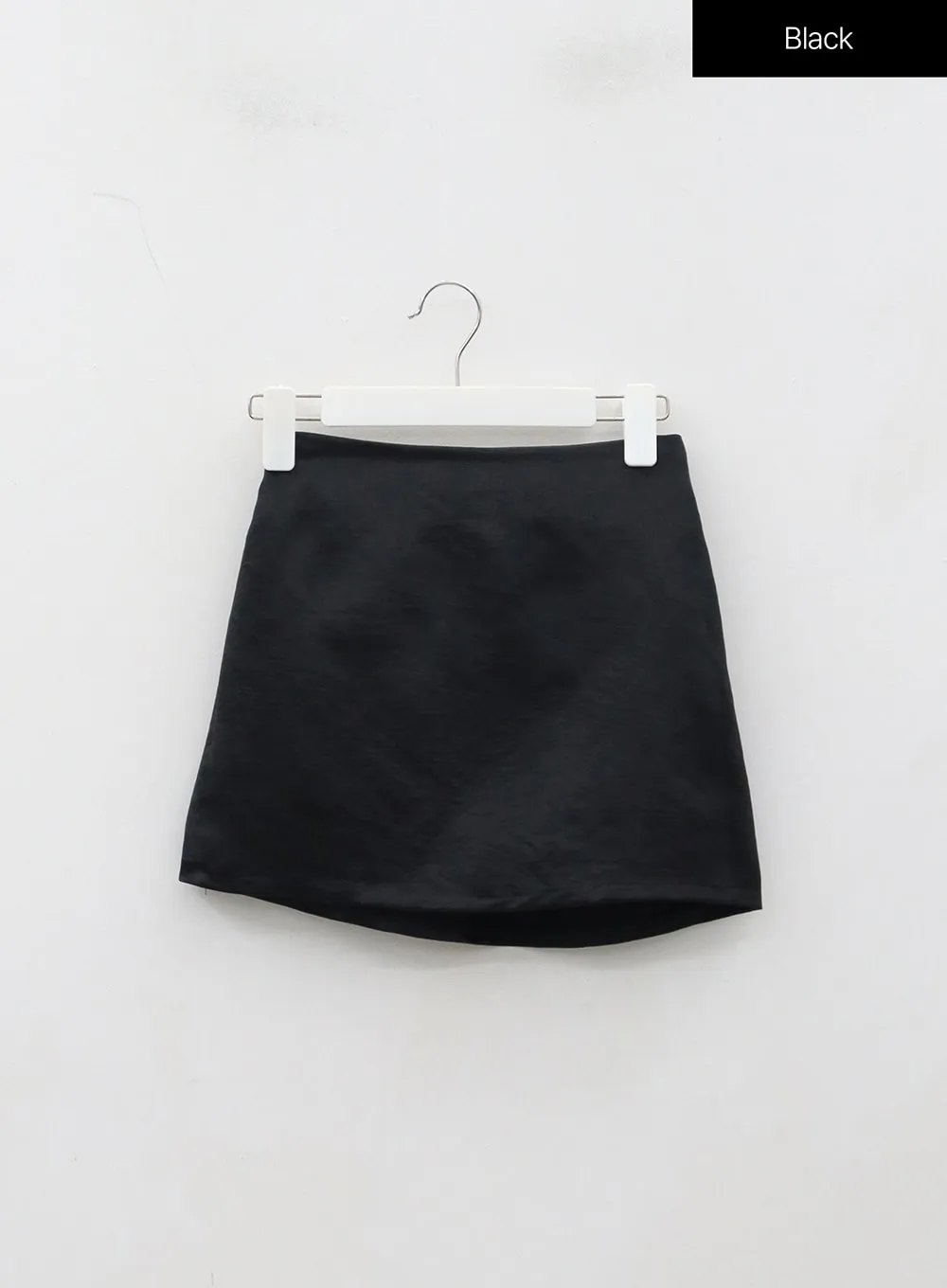 A-Line Satin Mini Skirt BJ310