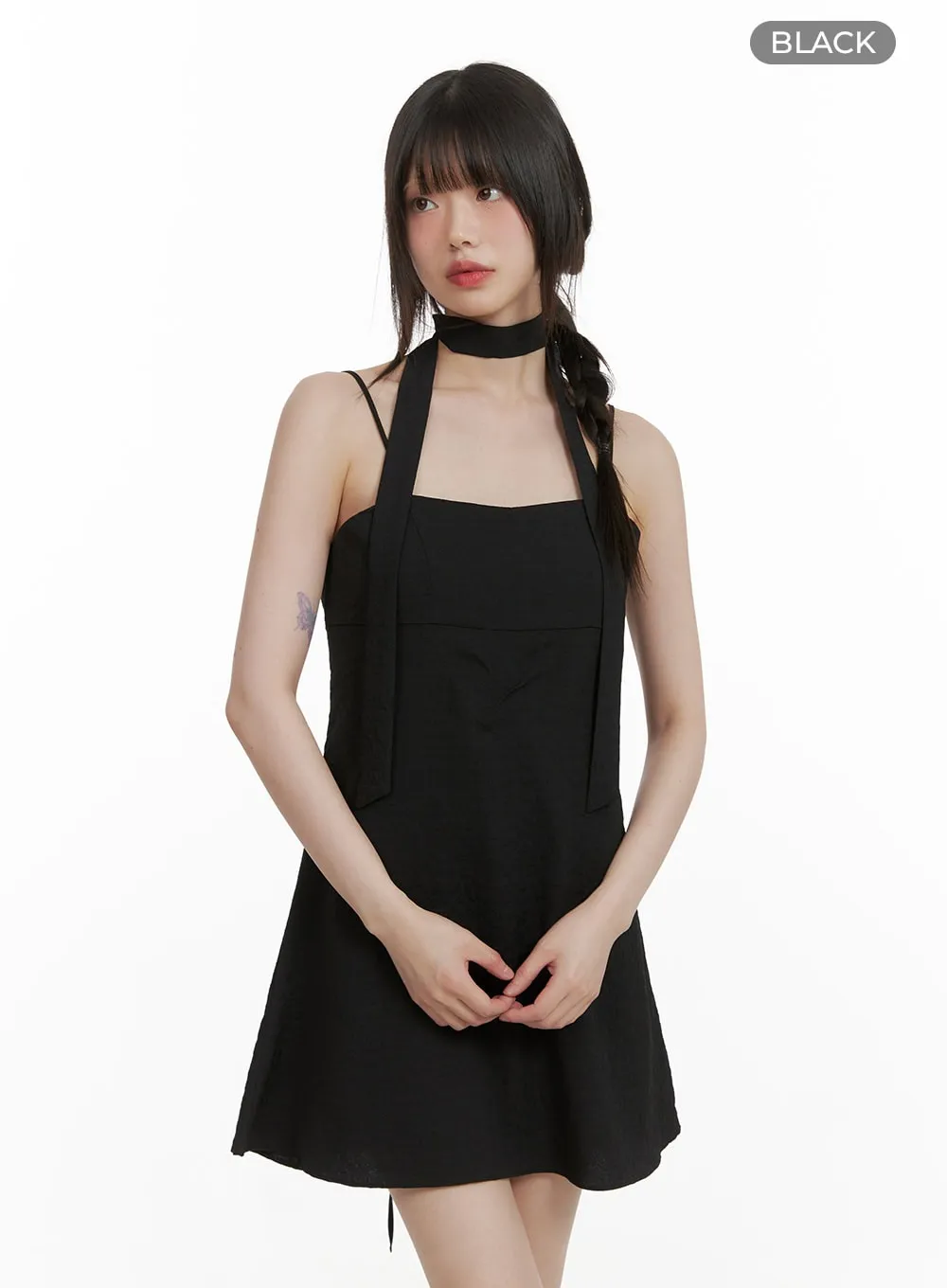 A-Line Sleeveless Mini Dress CY428