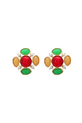 A MIGHTY STUD EARRINGS MULTI