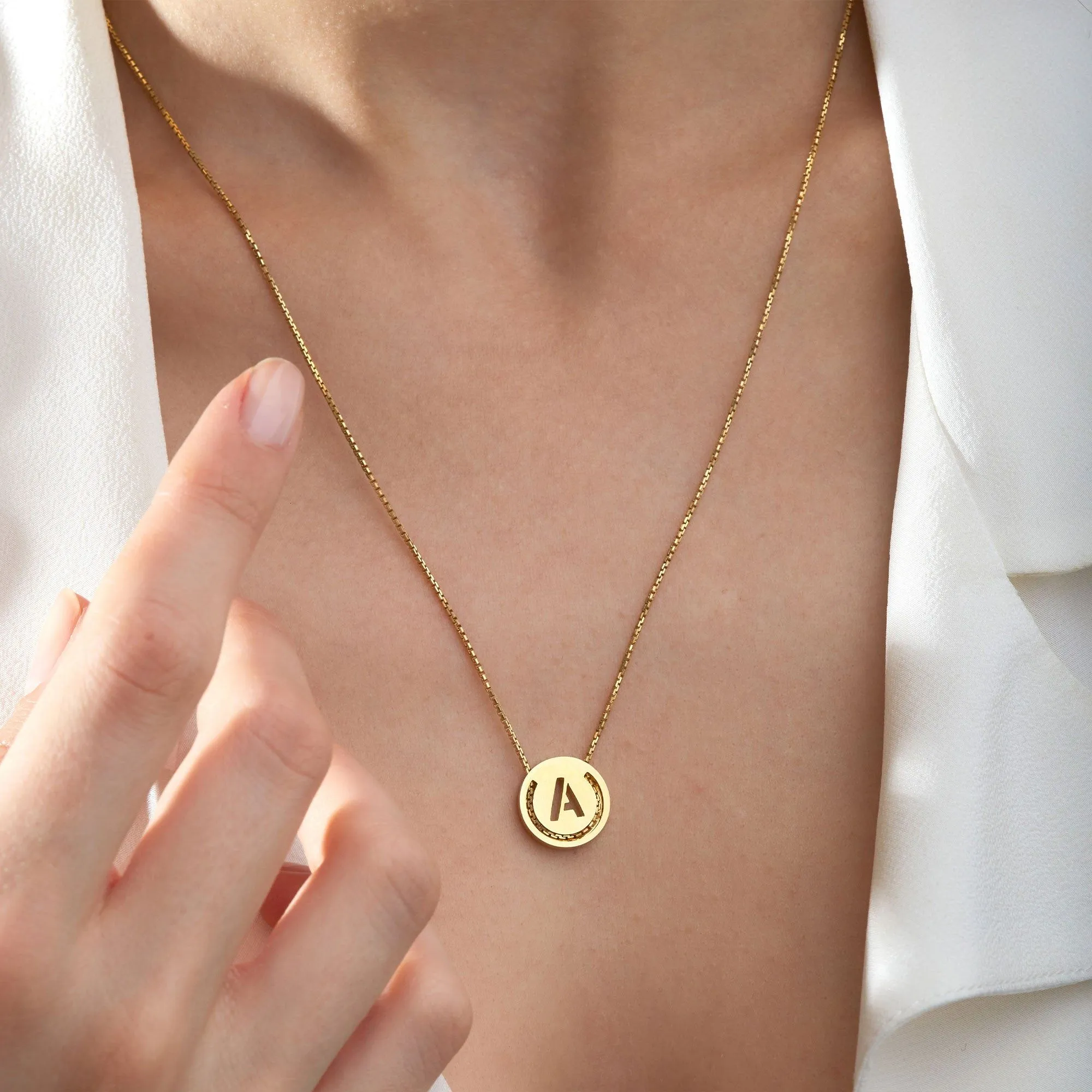 ABC's - O 18K Gold Plated Necklace