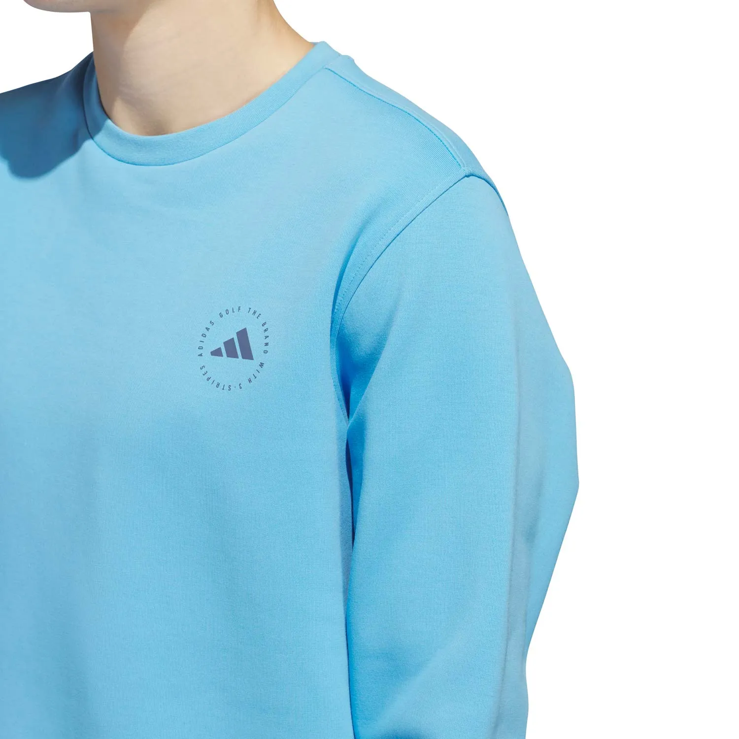 adidas Golf Core Crew Neck Sweatshirt - Semi Blue Burst