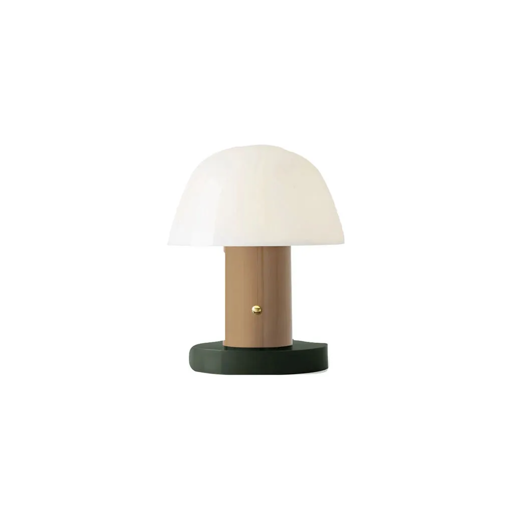 &Tradition JH27 Setago Table Light | Nude & Forest