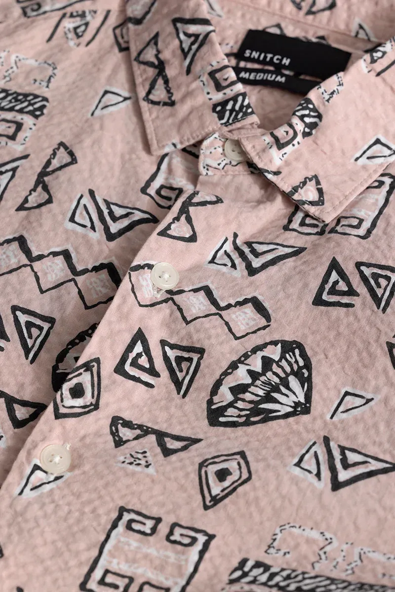 Arti Pink Geometric Shirt