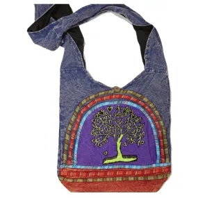 Bag - Shoulder Bag -Nepal Tree Life - Embroidered