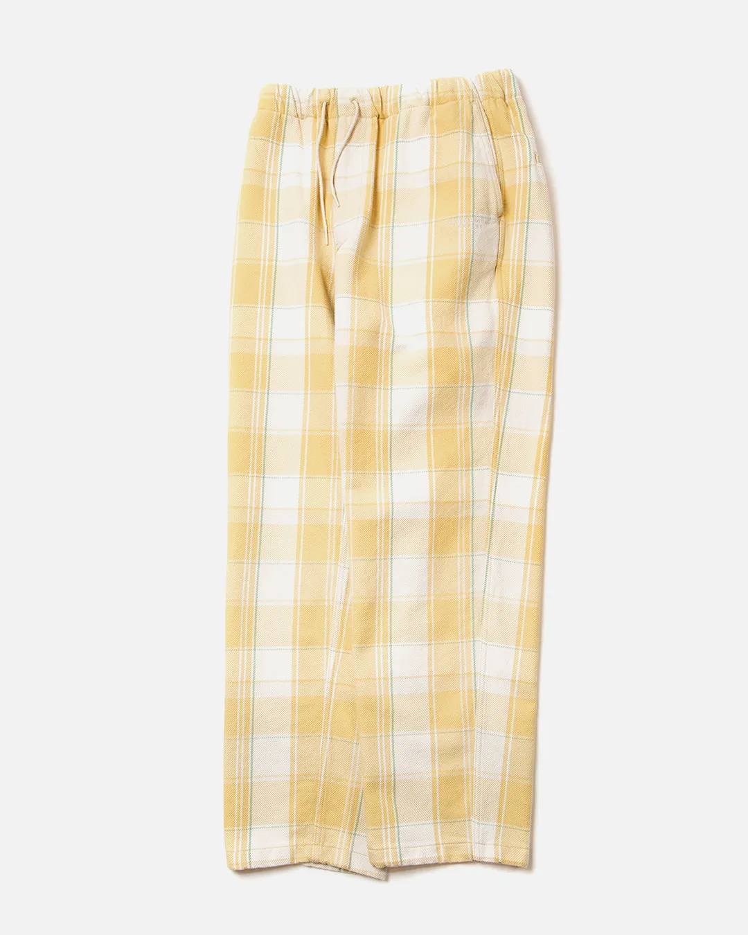 Big Plaid Flannel Pant - Yellow