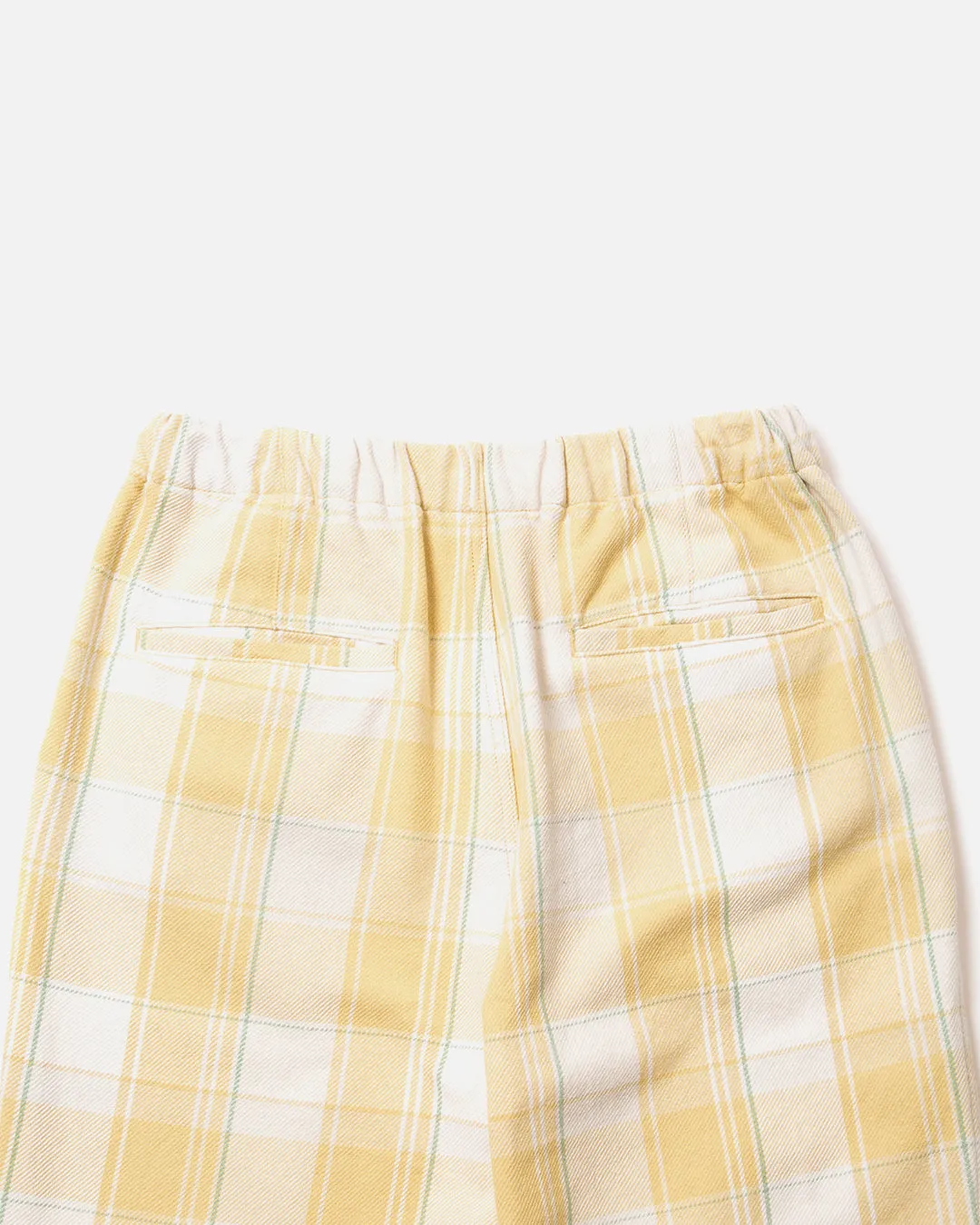 Big Plaid Flannel Pant - Yellow