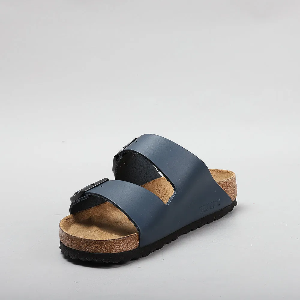 BIRKENSTOCK ARIZONA 51151 BLUE NATURAL LEATHER