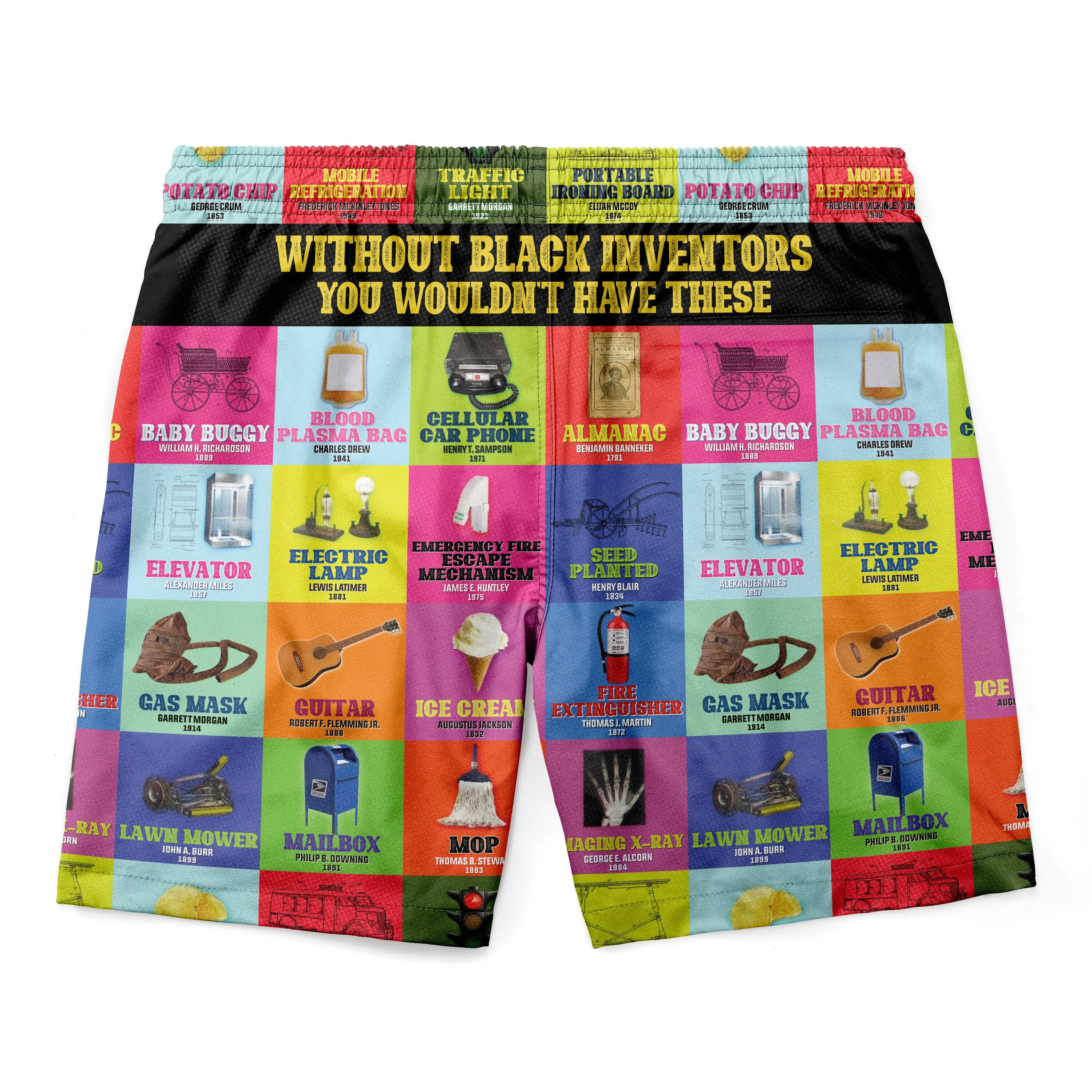 Black Inventions T-shirt And Shorts Set