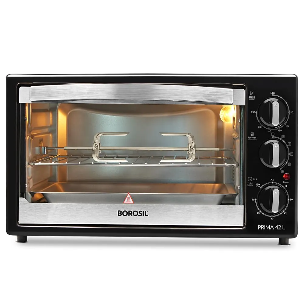 Borosil Prima BOTG42CRS14 42-Litre Oven Toaster Grill (Black)