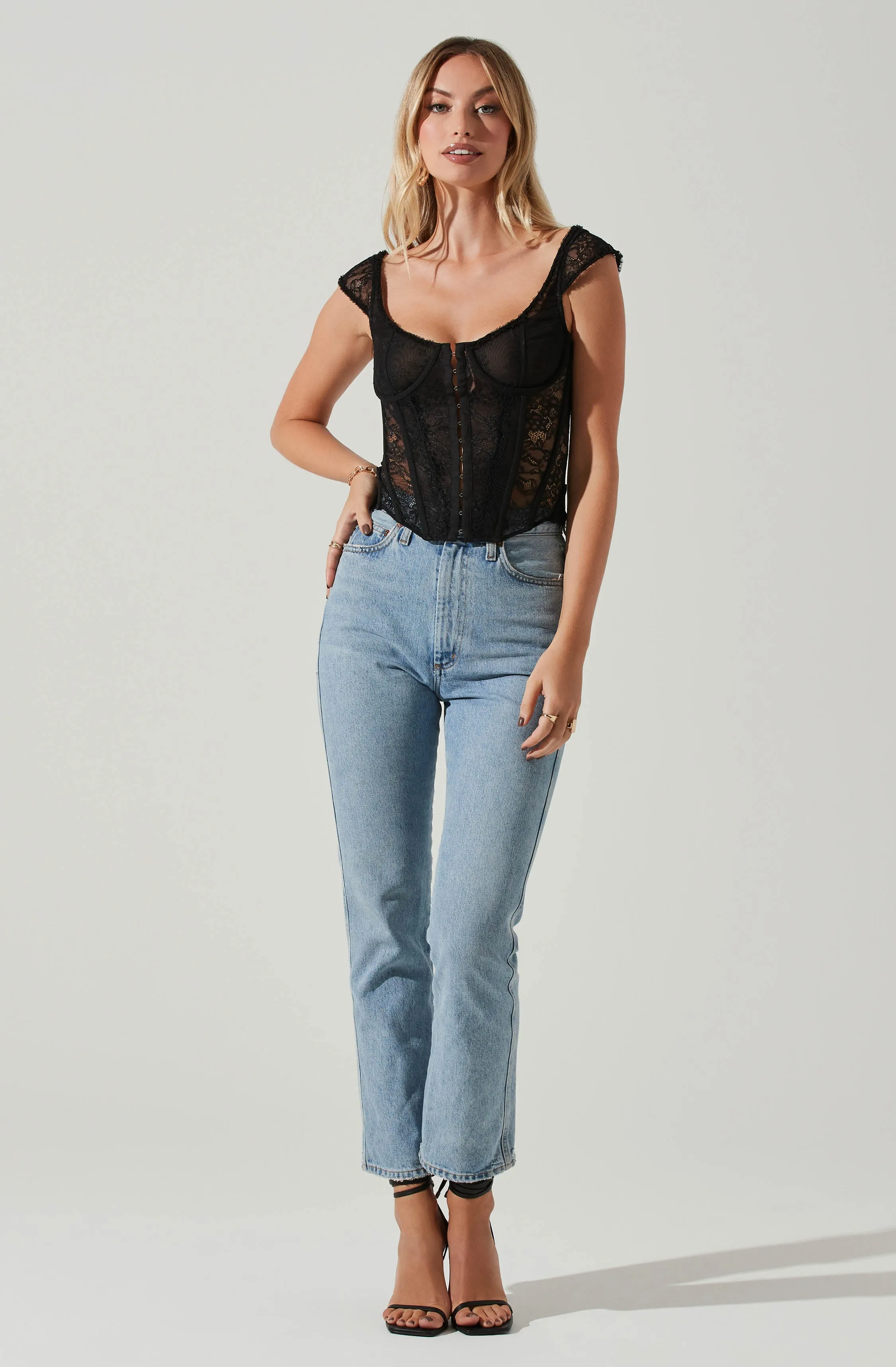 Brooke Lace Corset Top