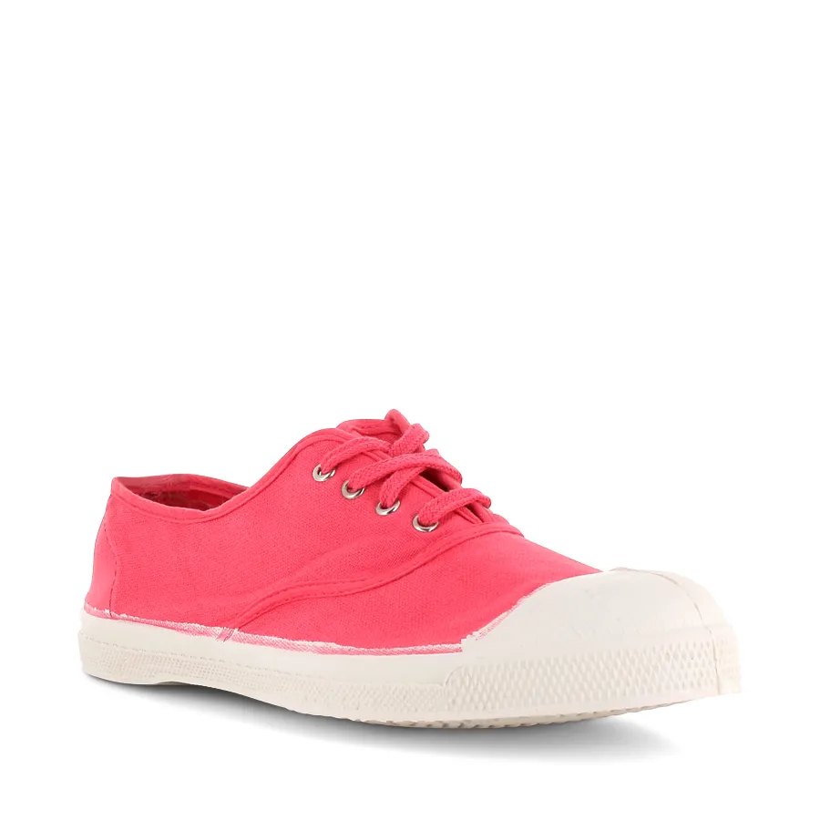 C-15 LACE UP  - HIBISCUS CANVAS