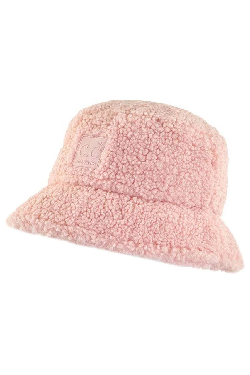 C.C Sherpa Bucket Hat with Rubber Patch