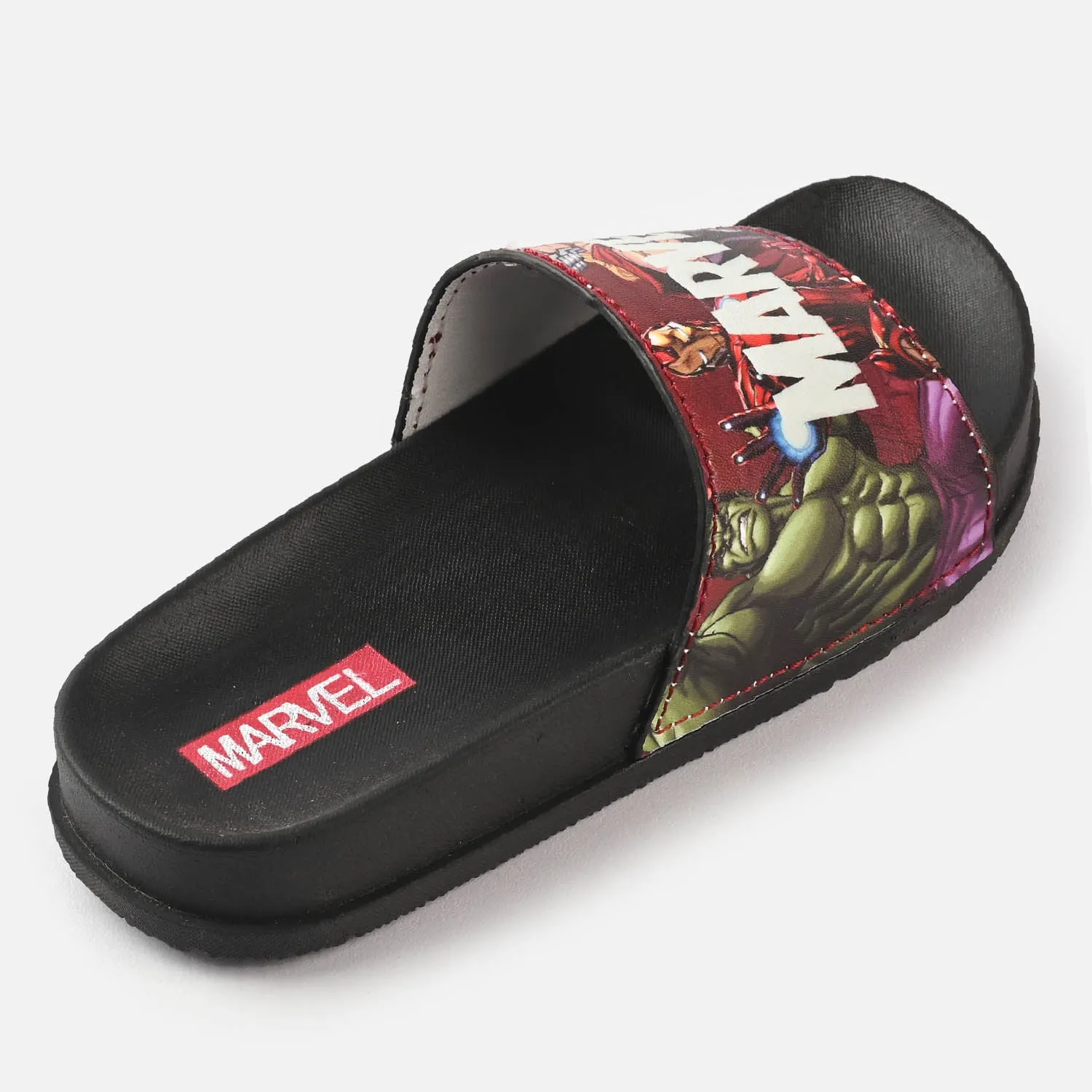 CHARACTER BOYS SLIPPERS -BLACK