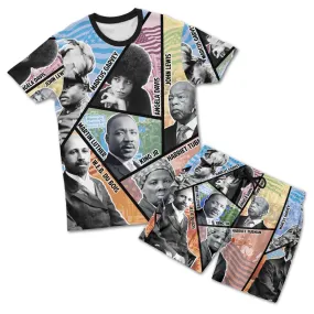 Civil Rights Icons T-shirt and Shorts Set