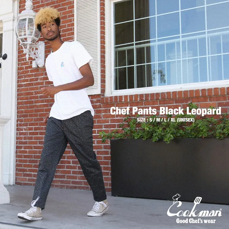 Cookman Chef Pants - Black Leopard