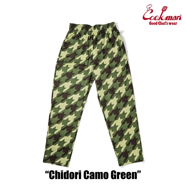 Cookman Chef Pants - Chidori Camo : Green