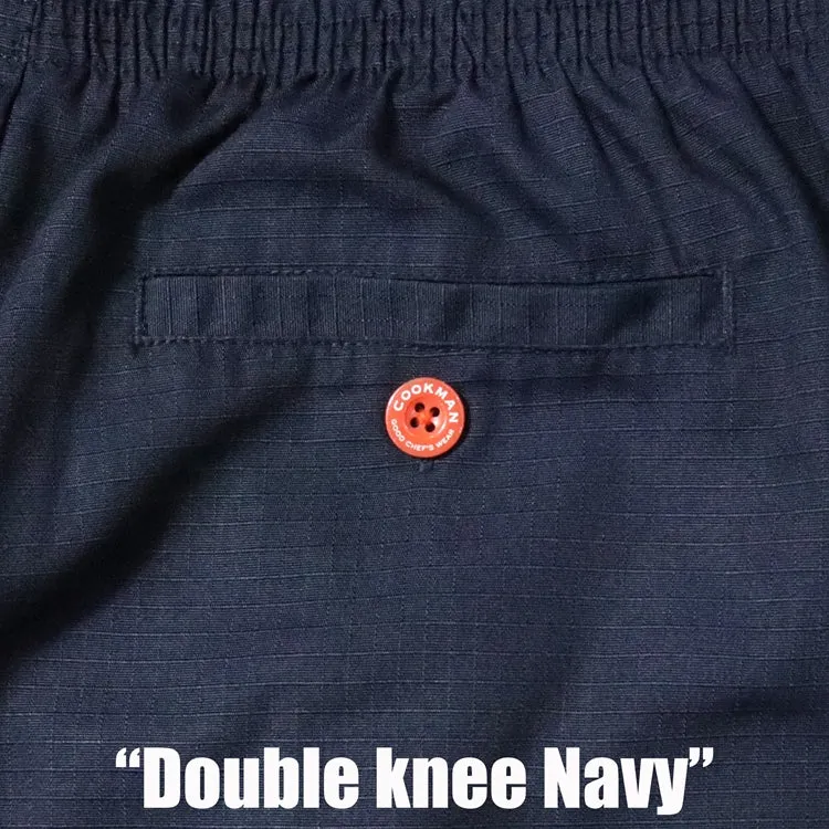 Cookman Chef Pants - Double Knee Ripstop : Navy