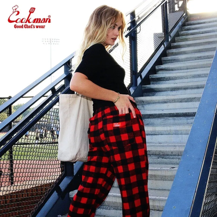 Cookman Chef Pants - Nel Buffalo Plaid : Red