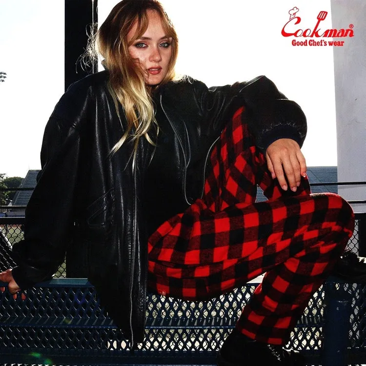 Cookman Chef Pants - Nel Buffalo Plaid : Red