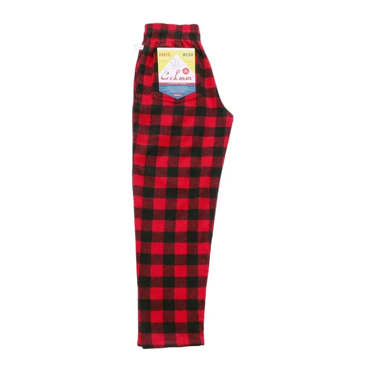 Cookman Chef Pants - Nel Buffalo Plaid : Red