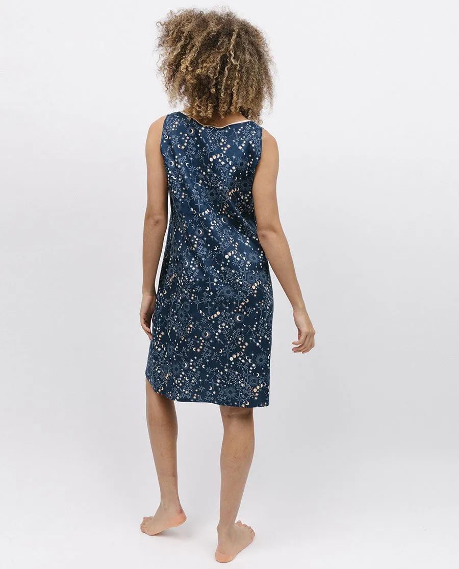 Cosmo Celestial Print Short Nightdress