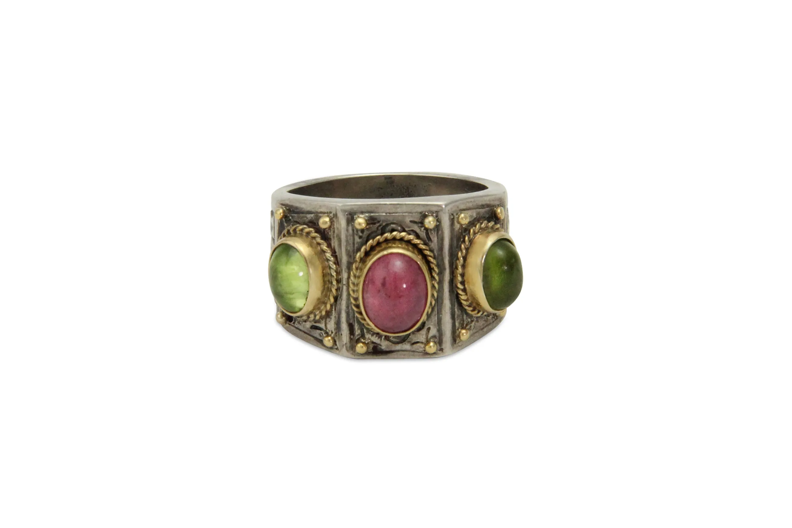 Dasos Triunity Silver & Gold Ring