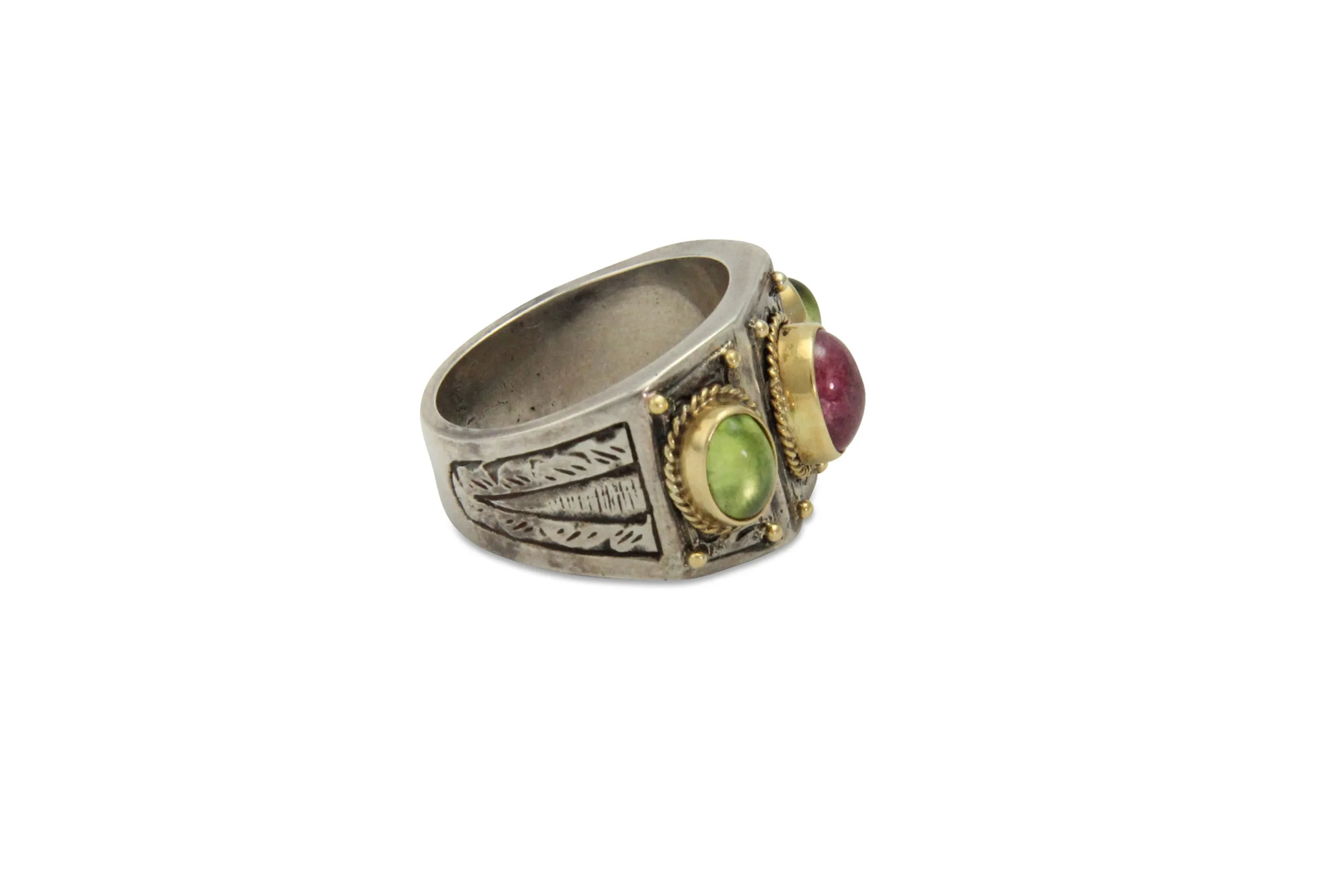 Dasos Triunity Silver & Gold Ring