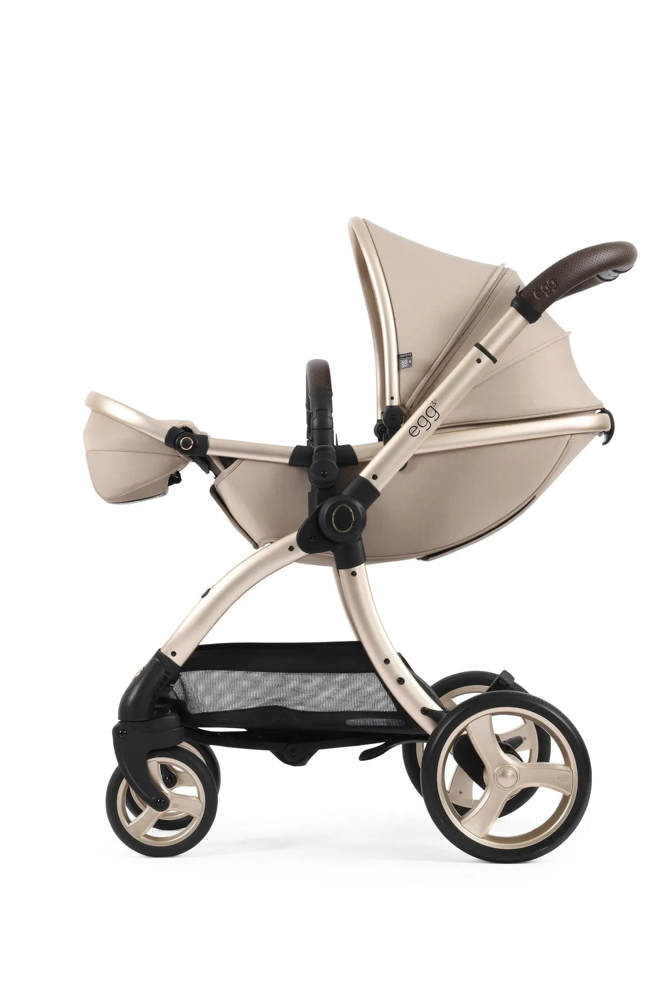 Egg 3 Stroller and Carrycot - Feather