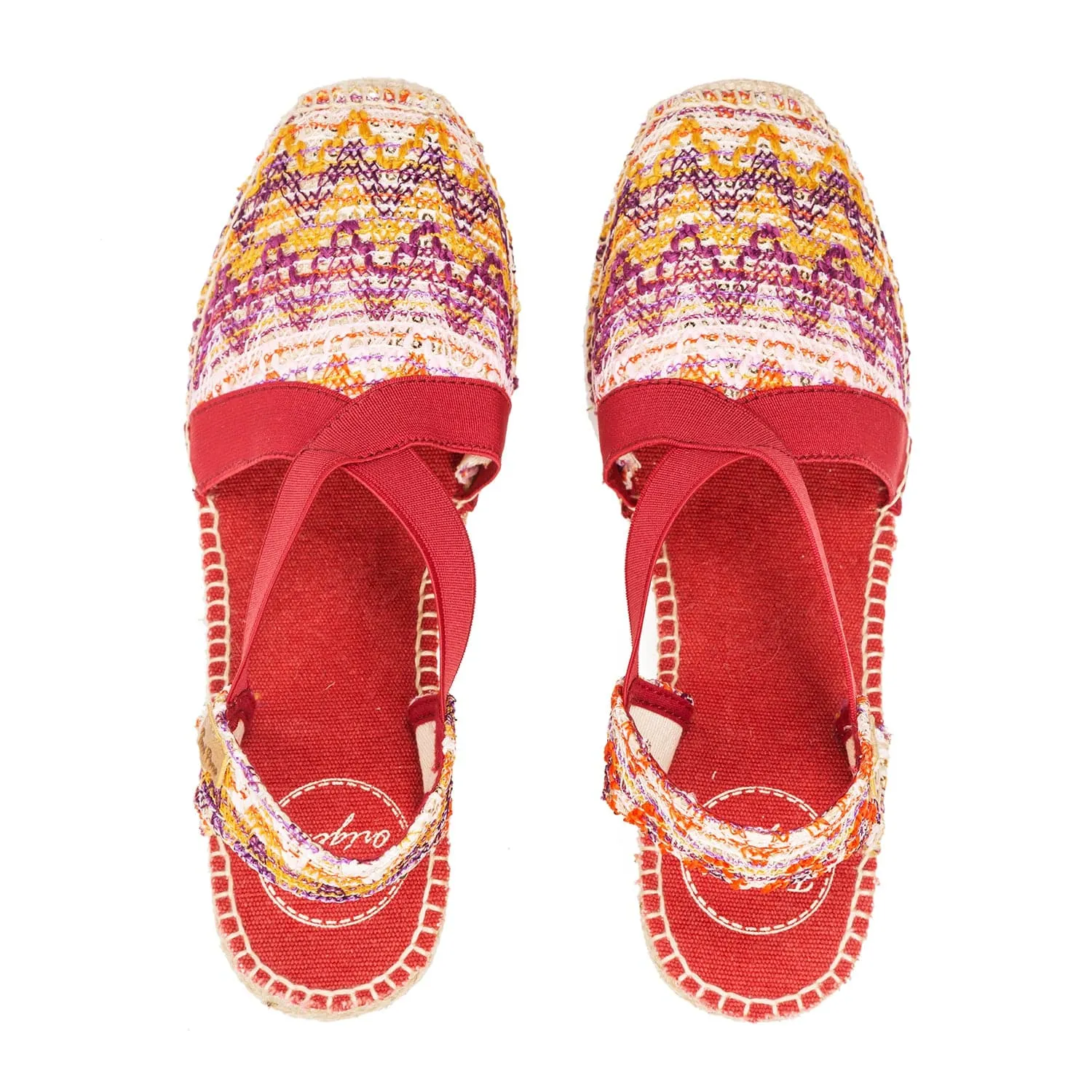 Embroidered  Wedge Espadrille for Women - Terra-7KT