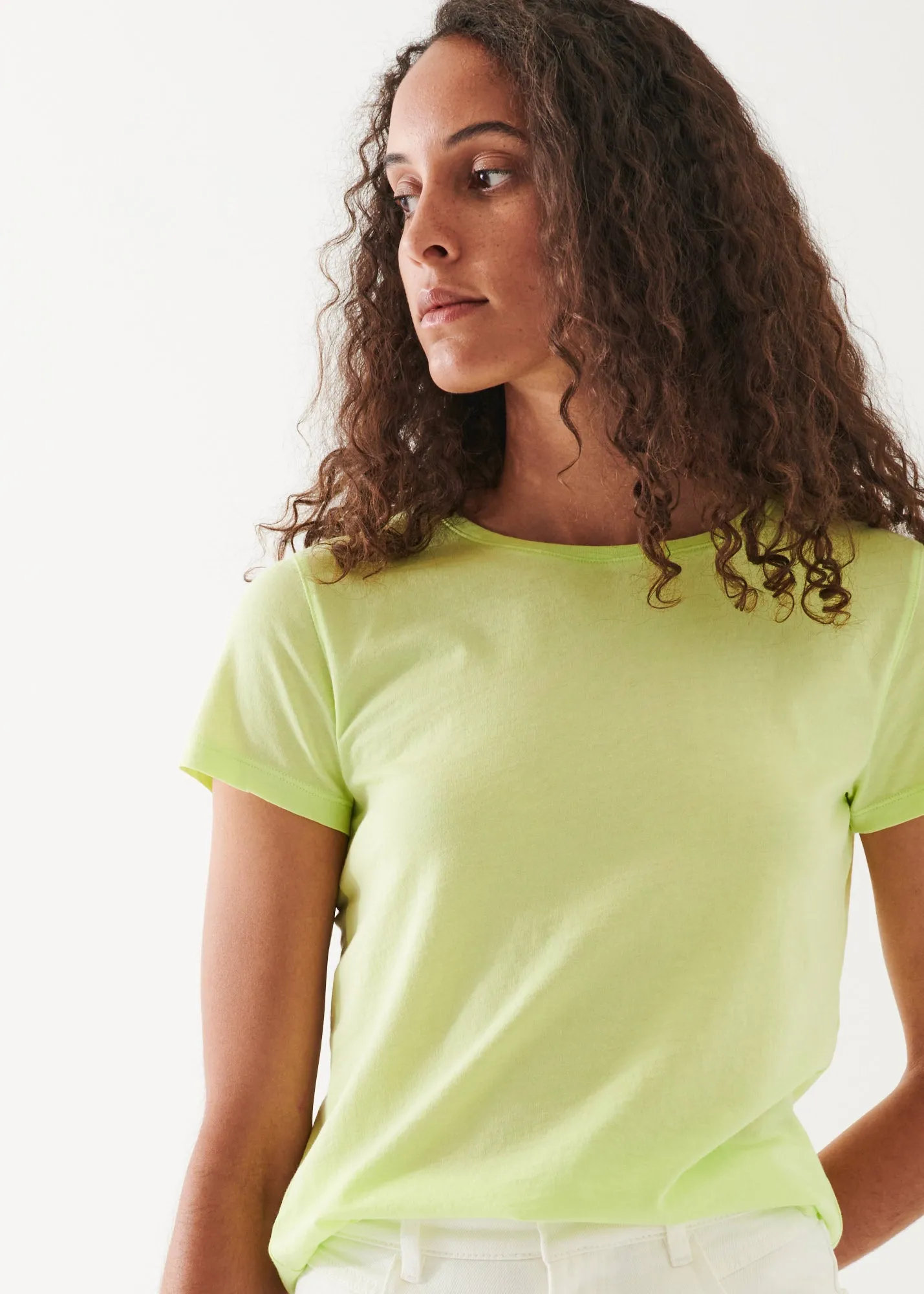 ENZYME WASH LIGHTWEIGHT PIMA COTTON T-SHIRT