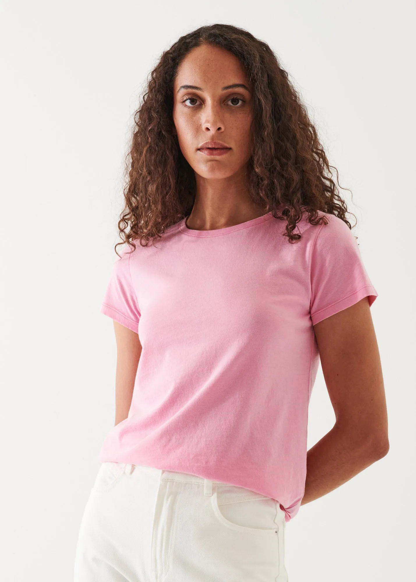 ENZYME WASH LIGHTWEIGHT PIMA COTTON T-SHIRT