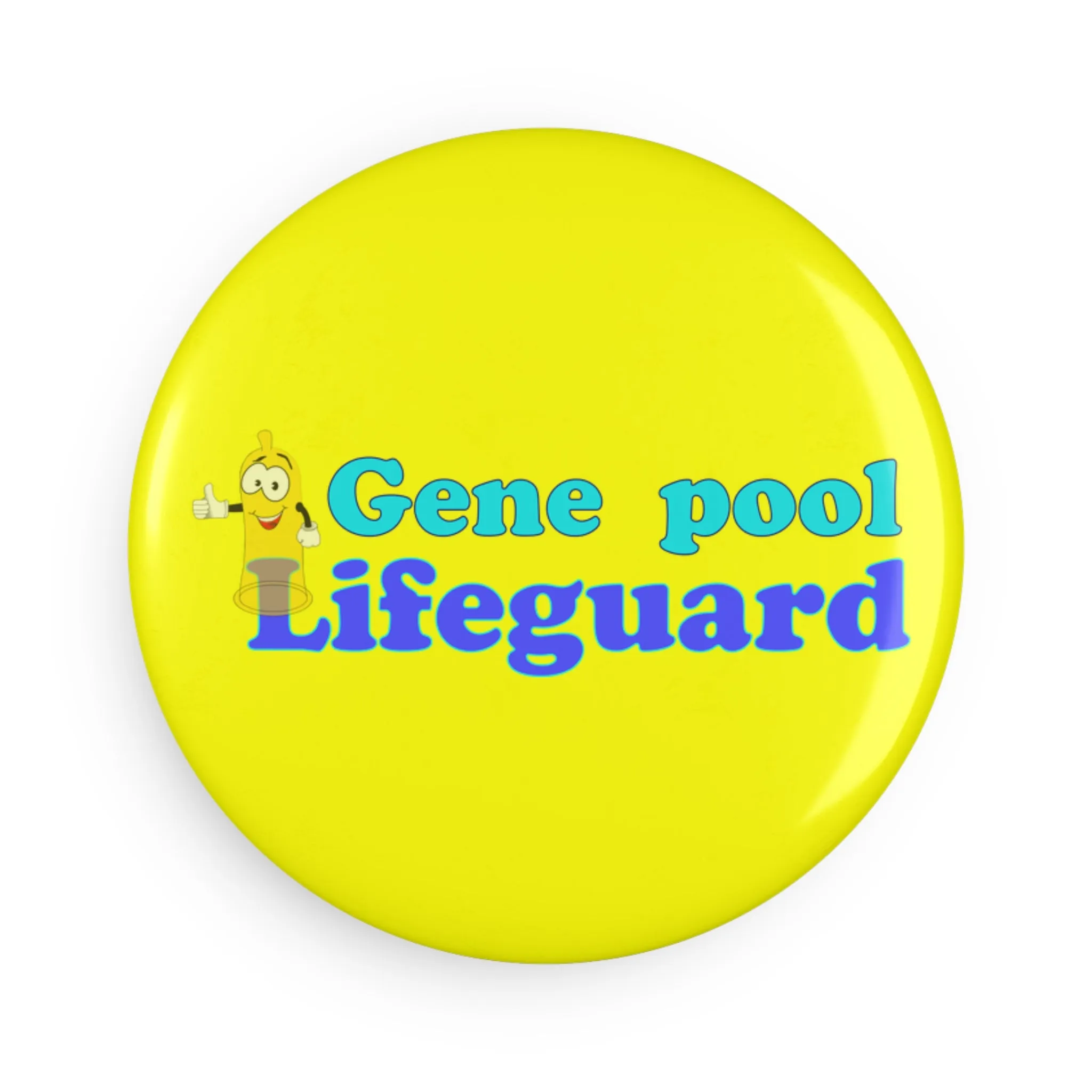 Gene Pool Lifeguard  Magnet, (Button, Round) (1 & 10 pcs)