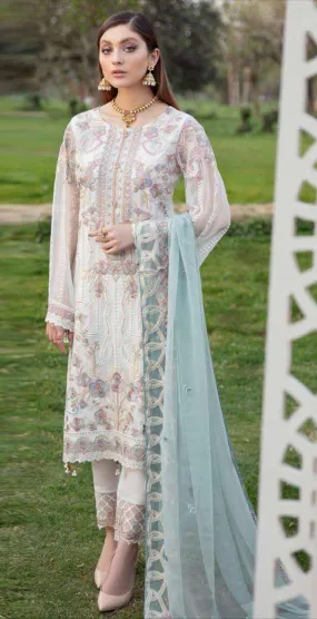 Georgette Designer Heavy Embroidered Pakistani Style Suit