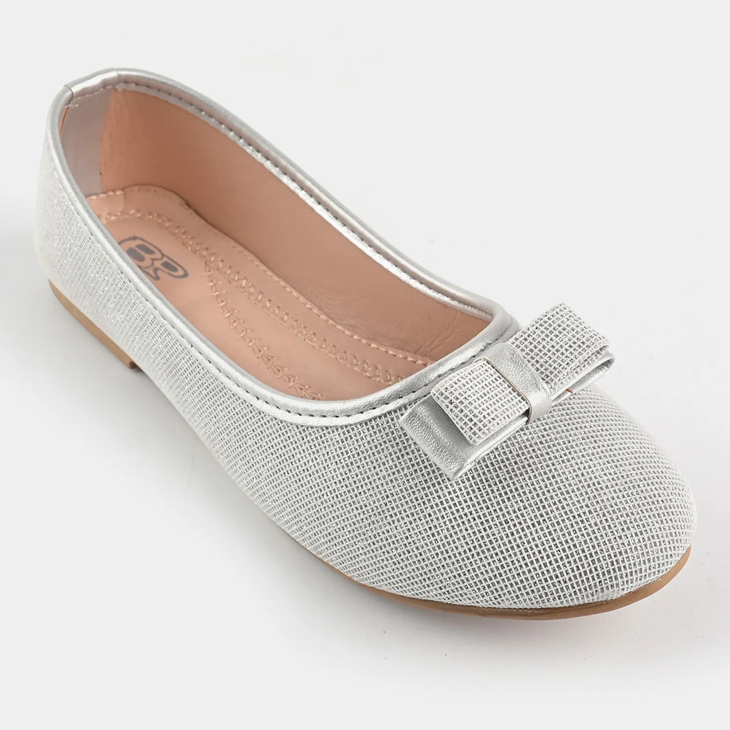 Girls Pumps 203-81-SILVER