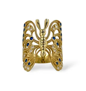 Gold 10k butterfly ring