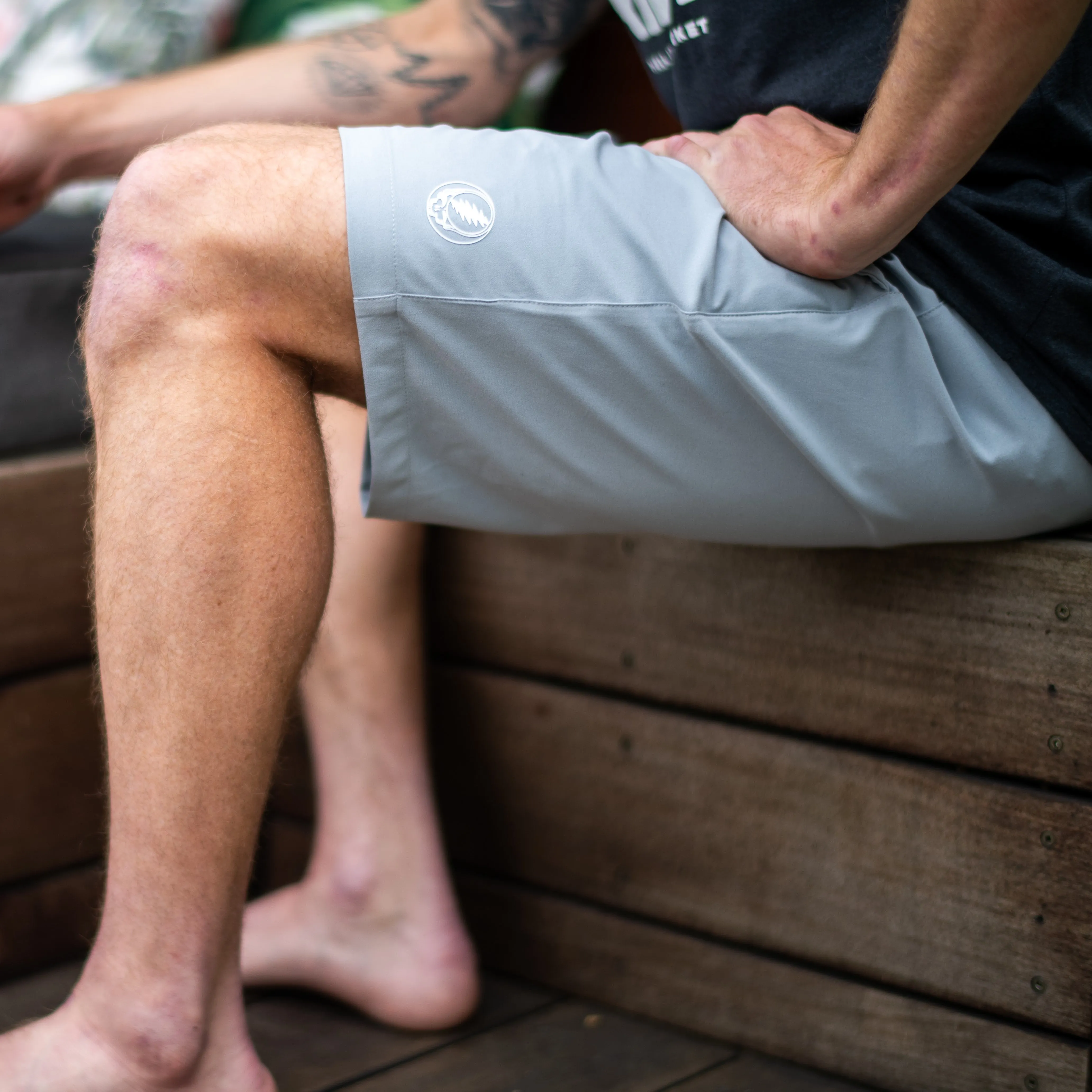 Grateful Dead | Elevated Hybrid Shorts | Grey