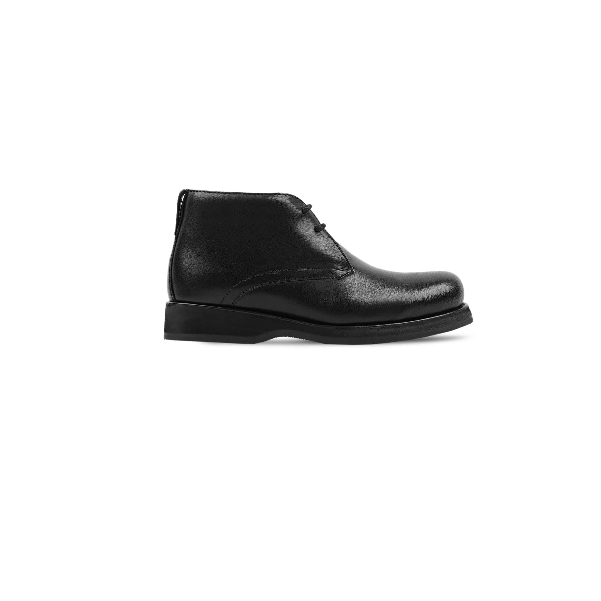 Guardian - Kid's Black Calf Leather Chukka Boot (5-12 Years Old)