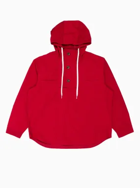 Hooded Smock Red