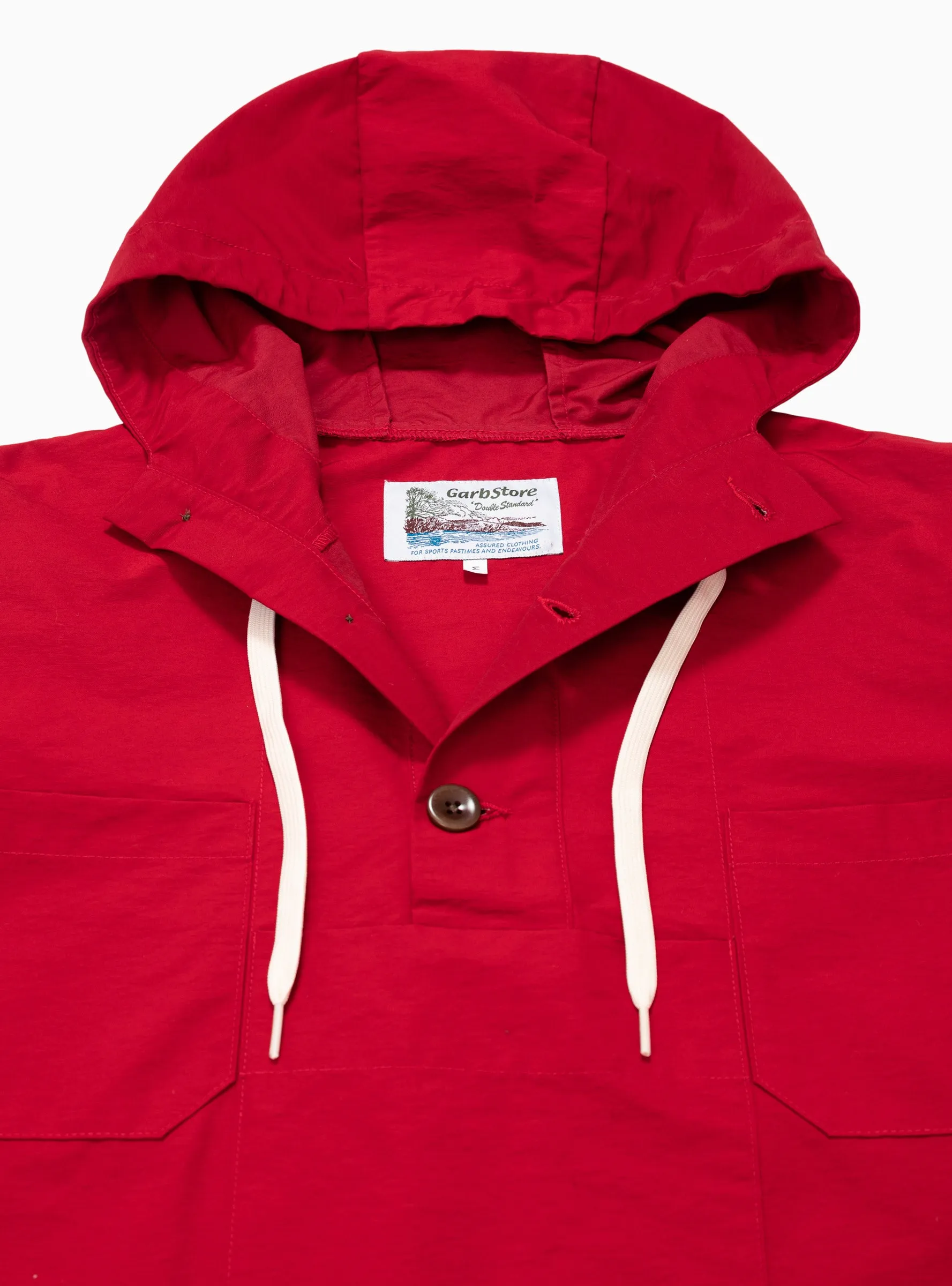 Hooded Smock Red