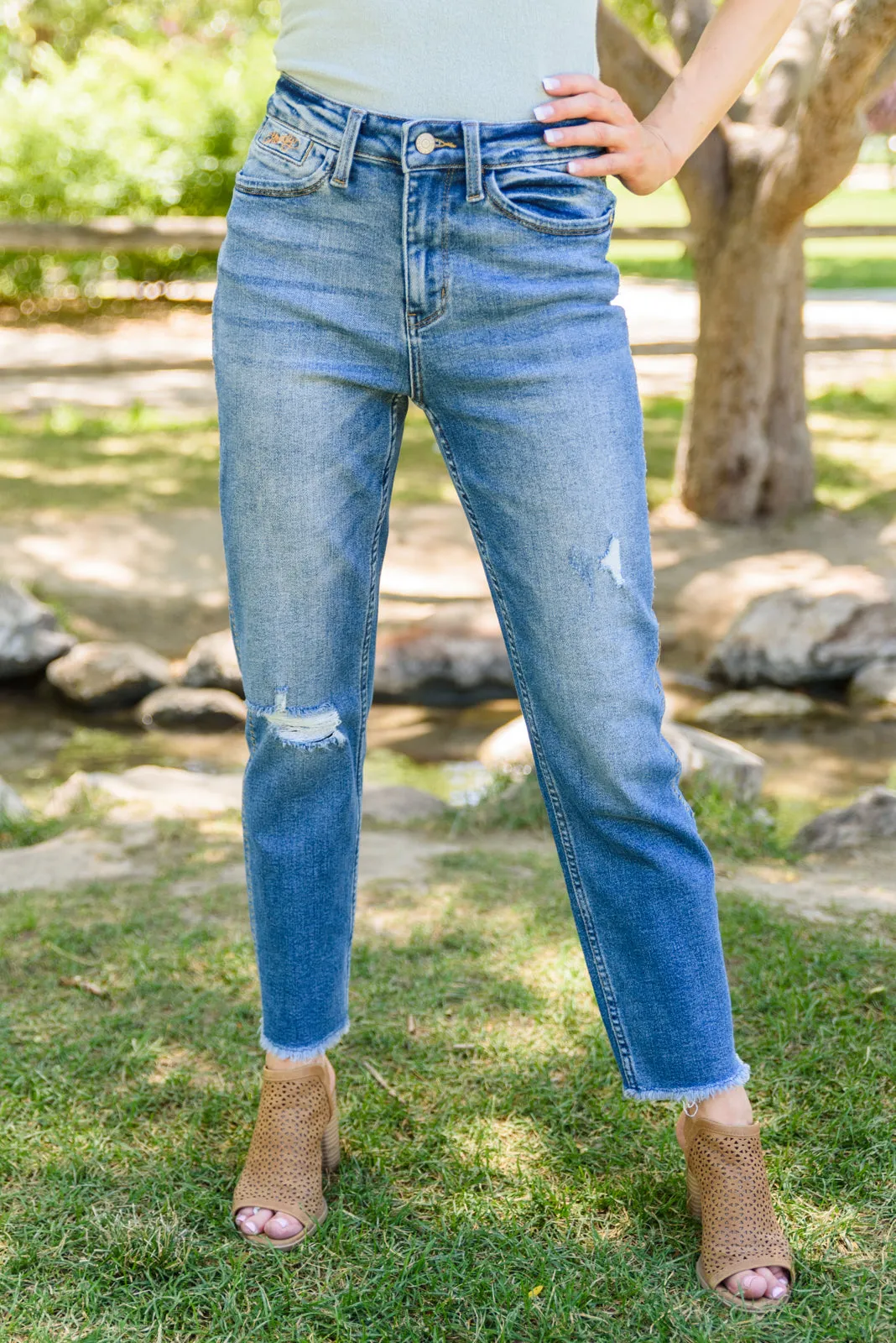 Howdy Embroidery Boyfriend Judy Blue Jeans