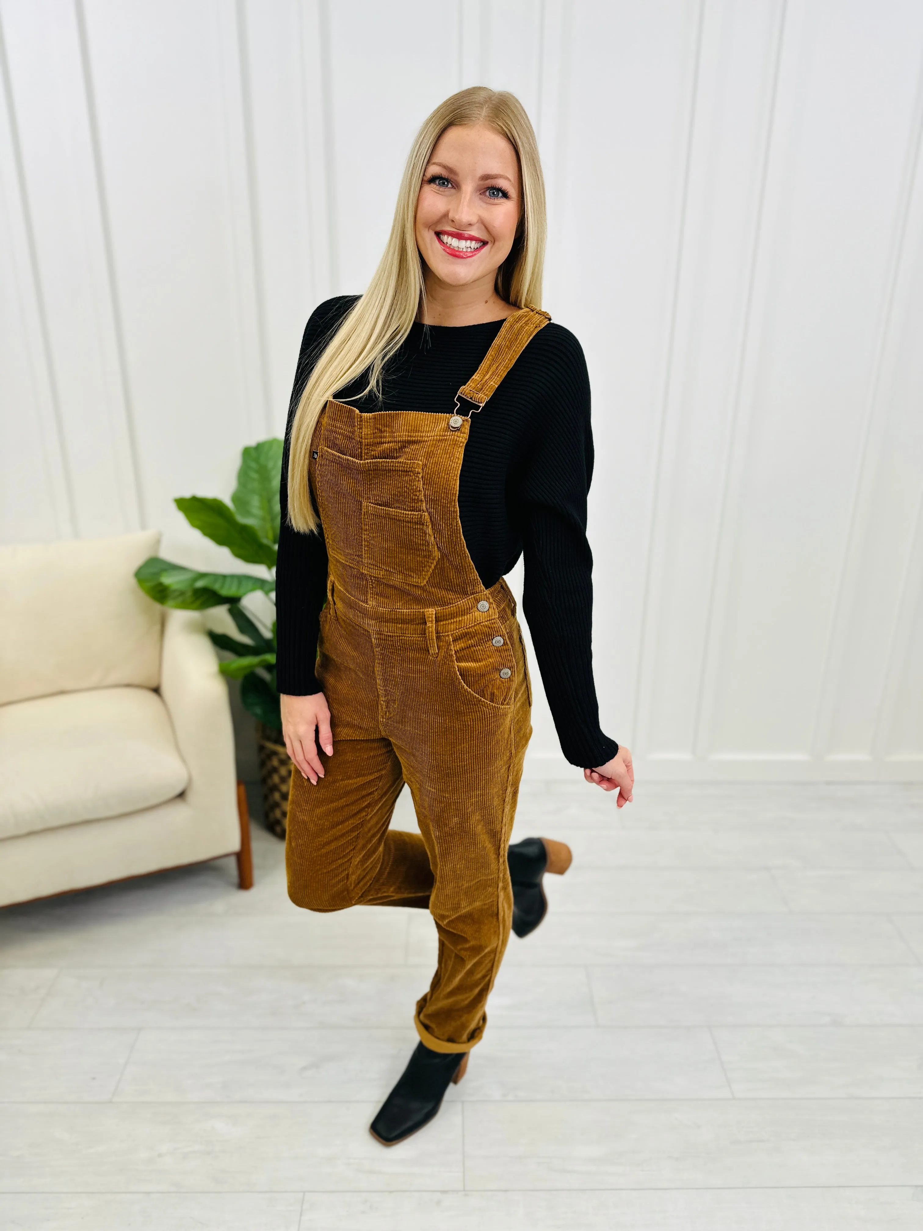 Judy Blue REG/CURVY Cozy in Corduroy Overalls