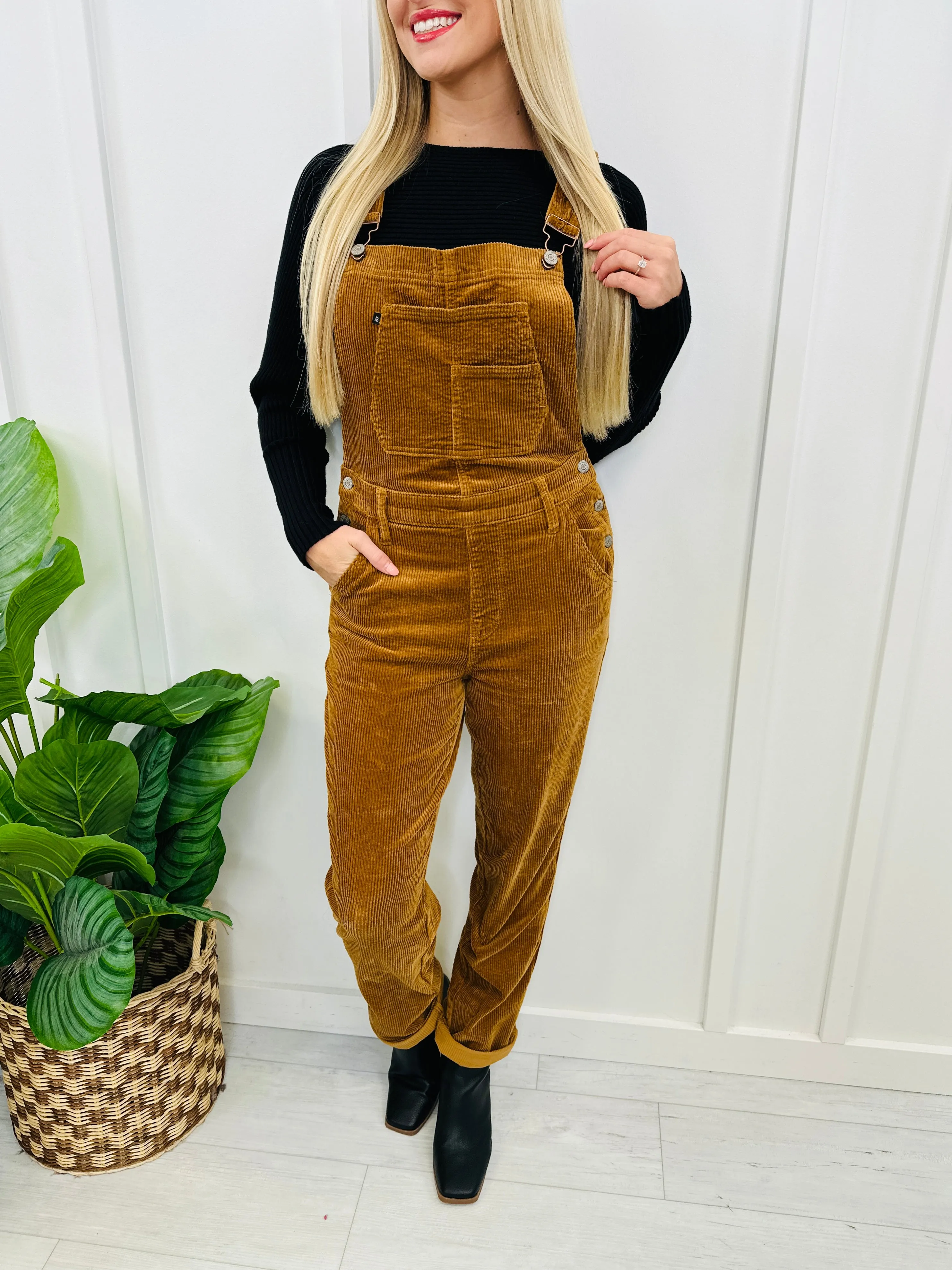 Judy Blue REG/CURVY Cozy in Corduroy Overalls