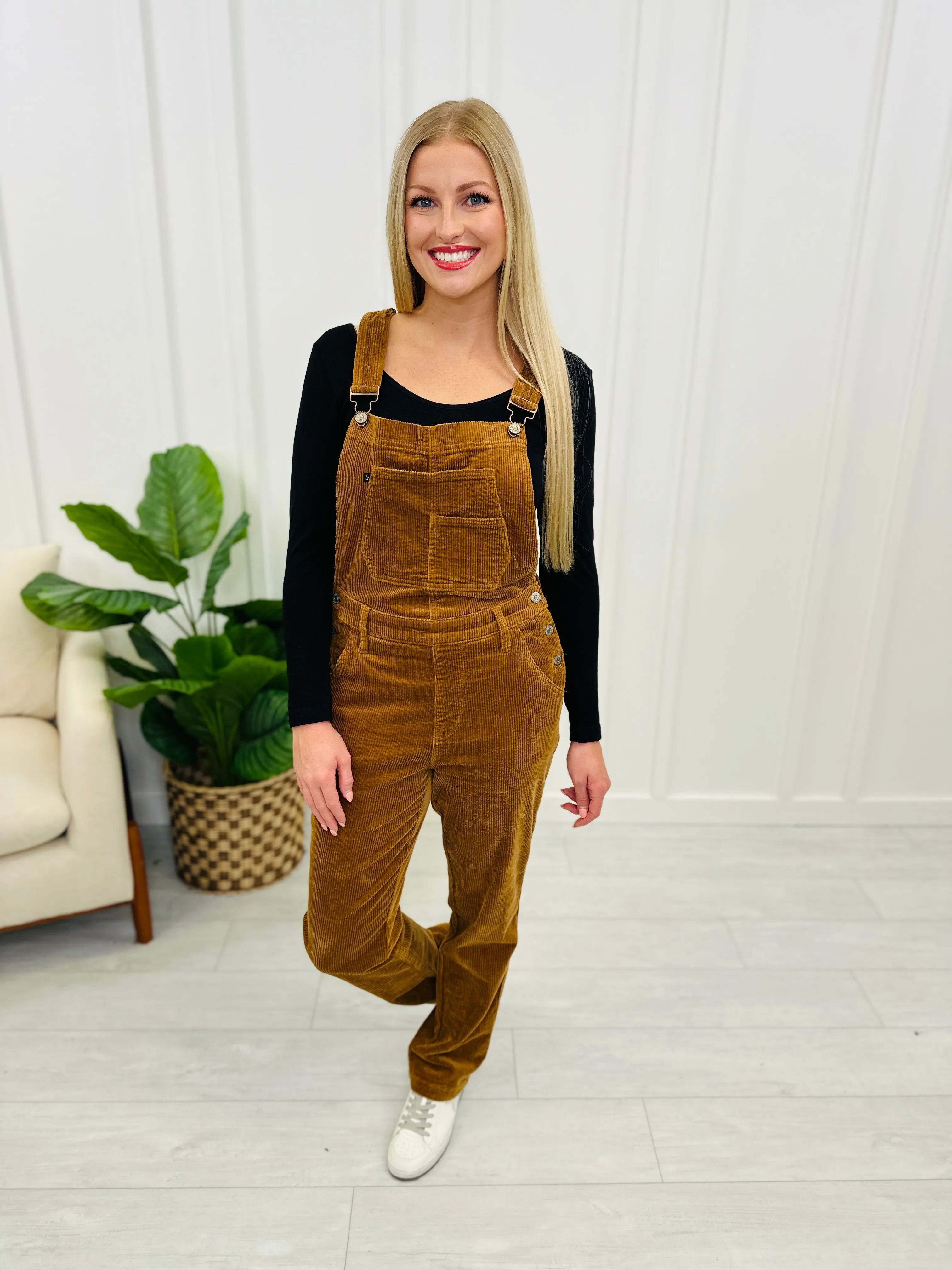 Judy Blue REG/CURVY Cozy in Corduroy Overalls