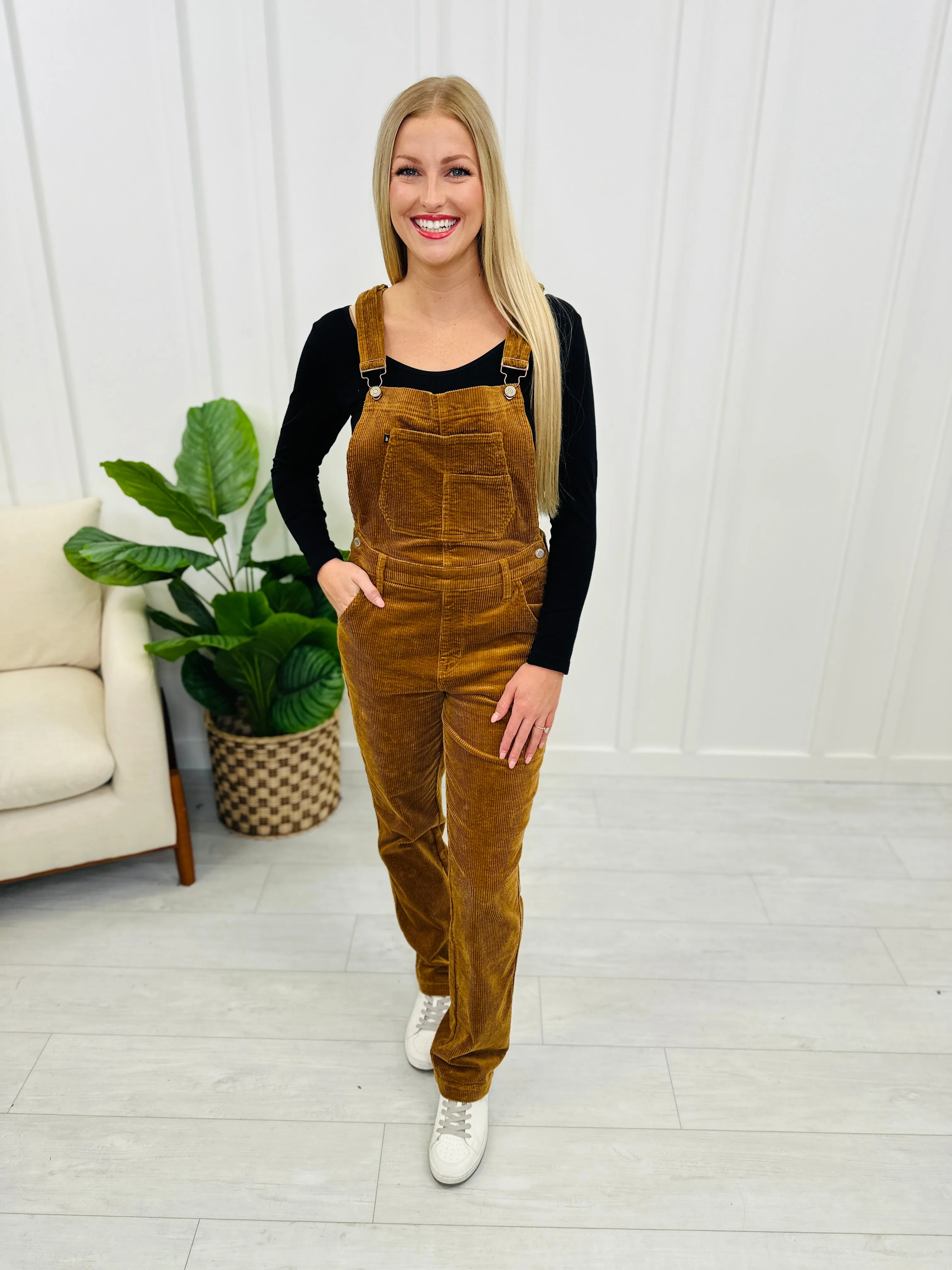 Judy Blue REG/CURVY Cozy in Corduroy Overalls